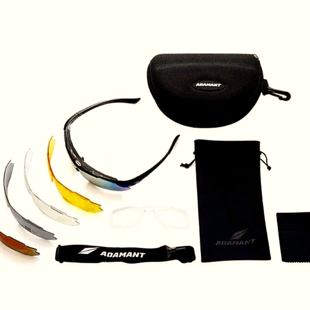 5 In 1 Lens Wrap Sunglasses Sporty Athletics Men And Women's Sunglasses - Picture 9 of 11